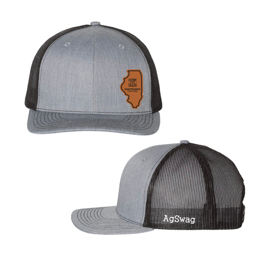 Farm Progress Illinois Leather Patch