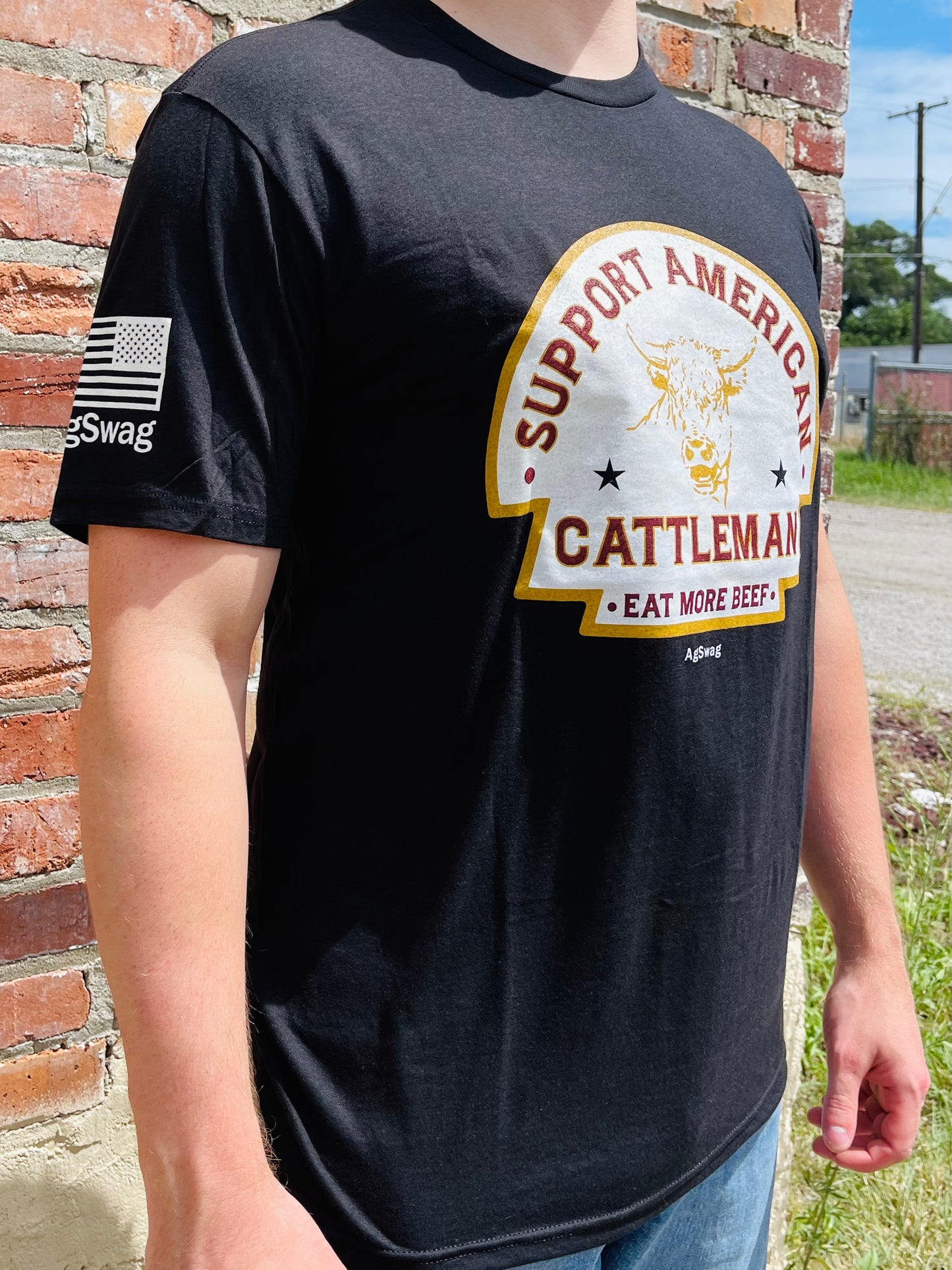 Support American Cattlemen Tee