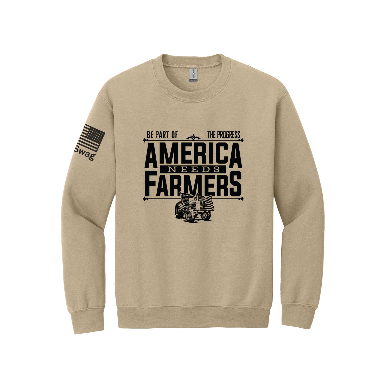 Farm Progress America Needs Farmers Crewneck