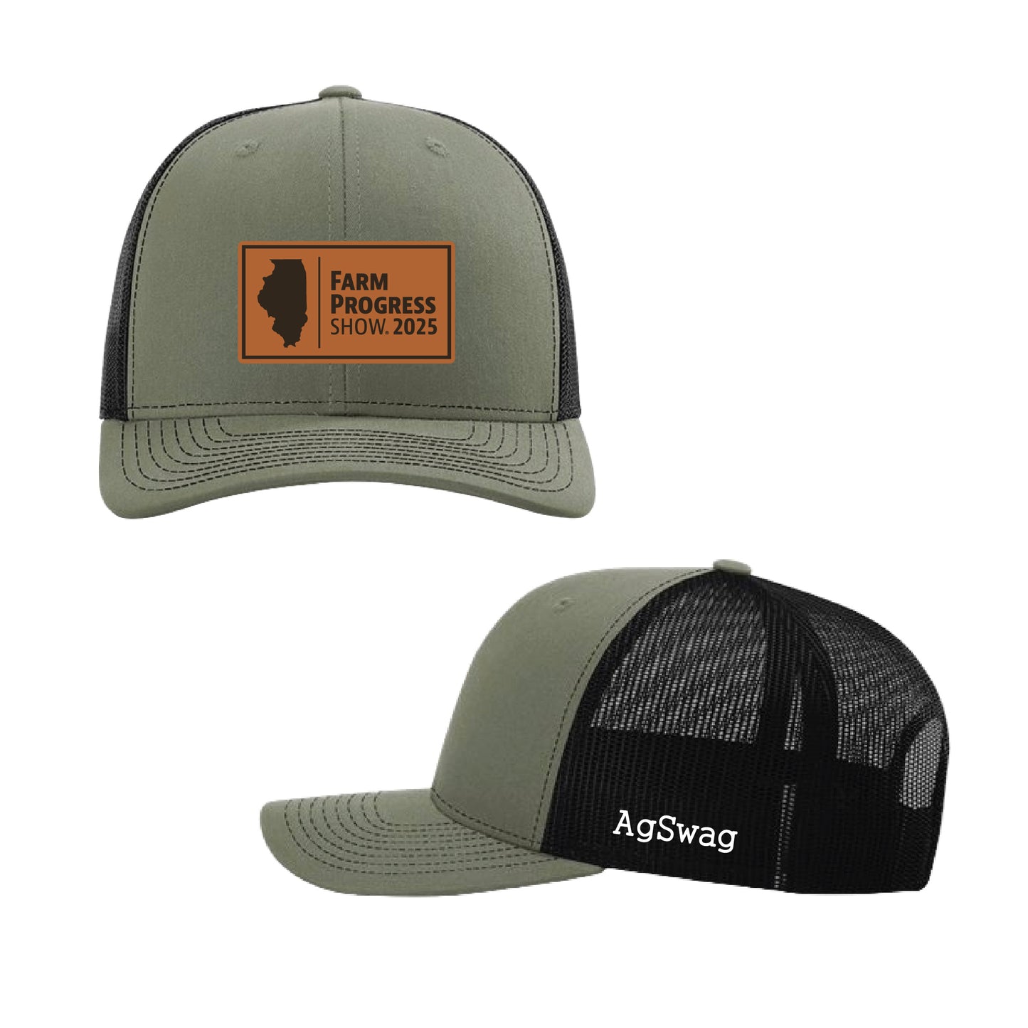 Farm Progress Illinois Leather Patch