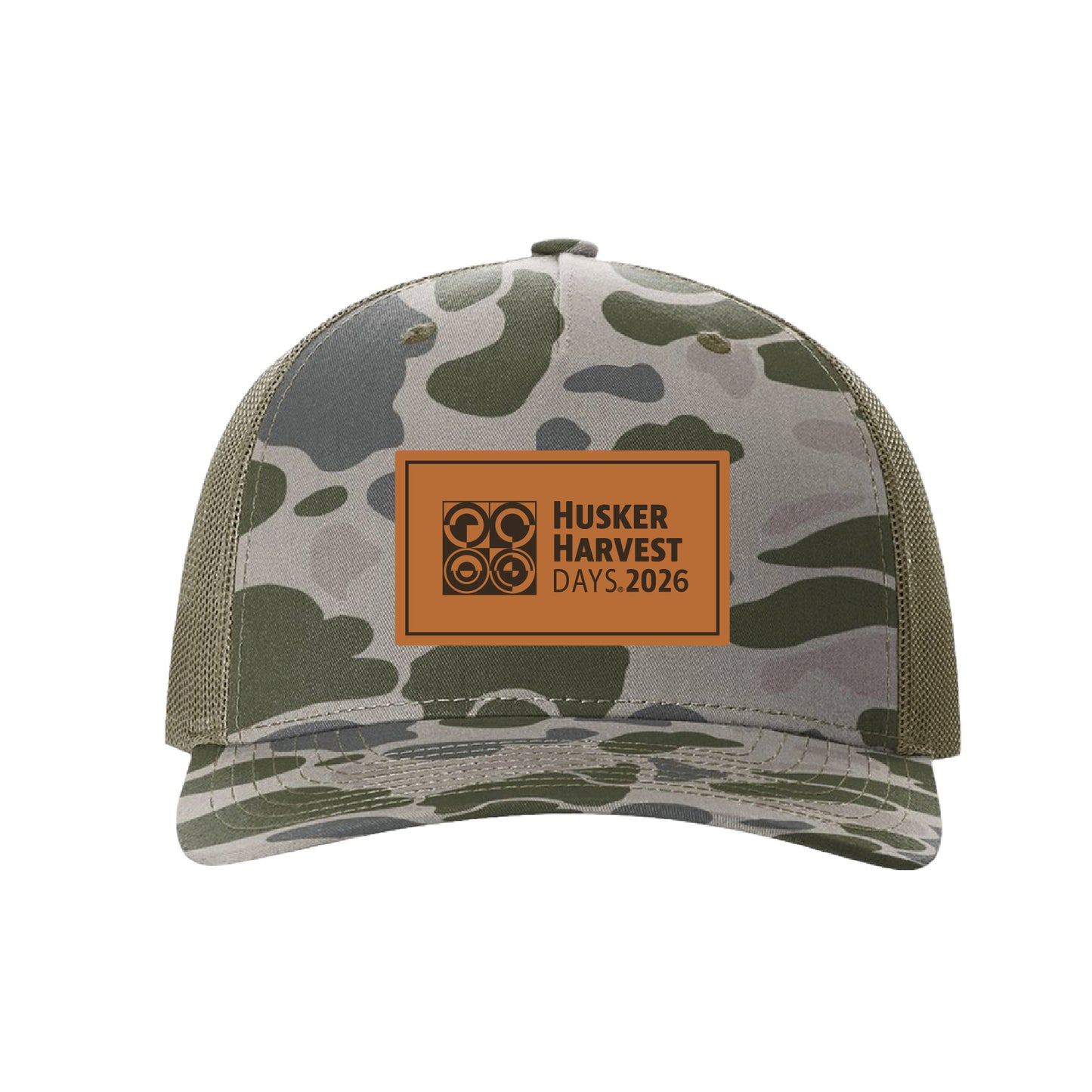 Husker Harvest Days Leather Patch Hat
