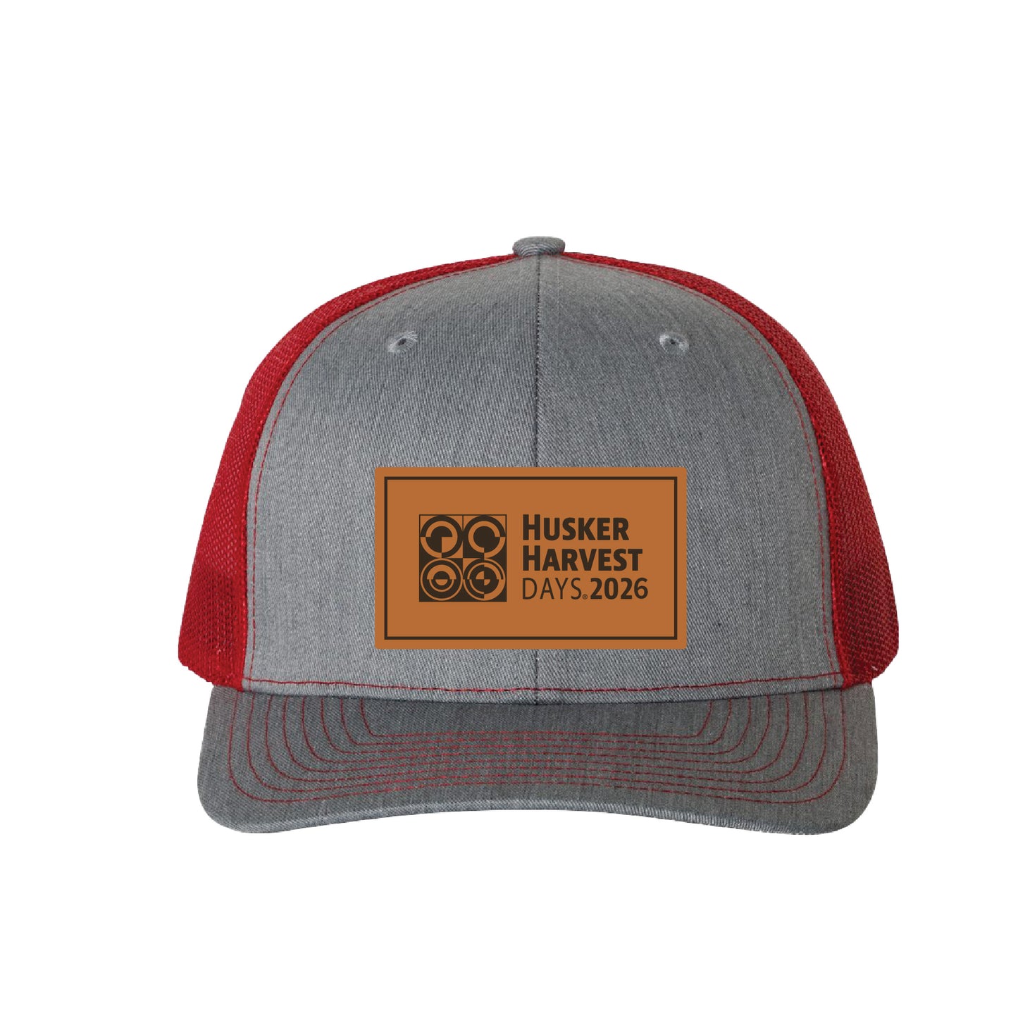Husker Harvest Days Leather Patch Hat