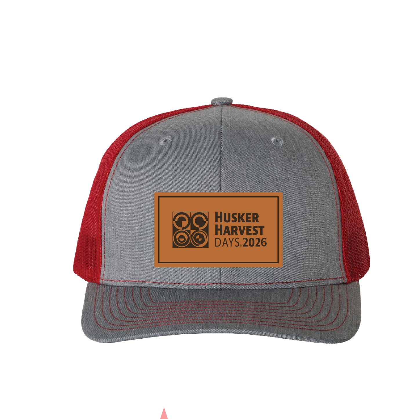 Husker Harvest Days Leather Patch Hat