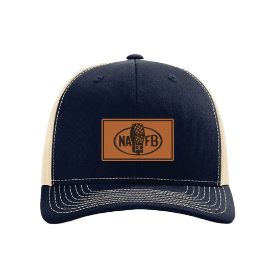 NAFB Navy/Khaki Leather Patch