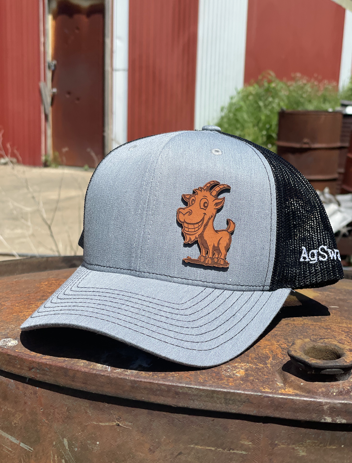 Gary The Goat Leather Patch Hat